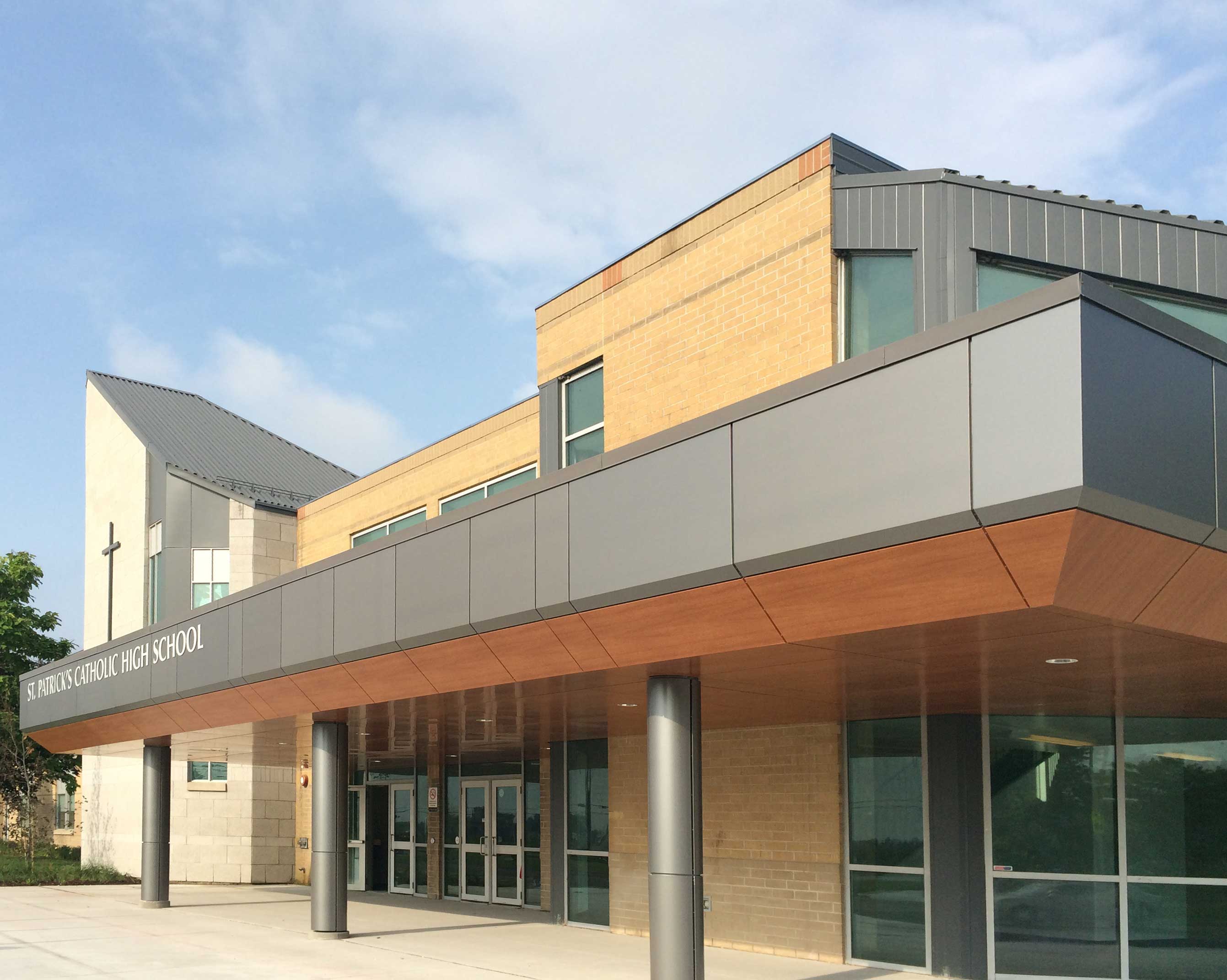 North Entrance View of Renovated St Patrick's Catholic High School North Entrance View of Renovated St Patrick's Catholic High School