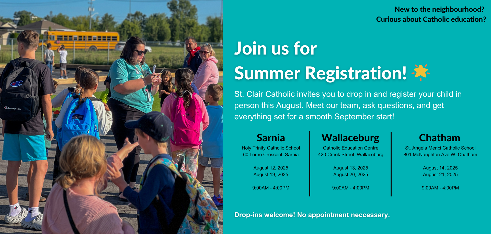Summer Registration is on now!